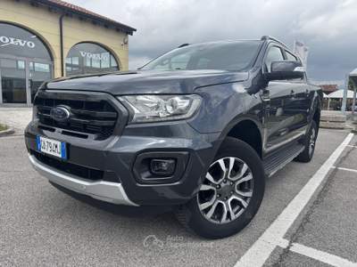 Ford Ranger Wildtrack Doppia Cabina 2.0 EcoBlue 213CV 4×4 Manuale Grigio usata Crocetta del Montello