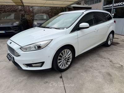 Ford Focus 2.0 TDCi 150 CV Automatica  SW Titanium X Bianco usata Crema