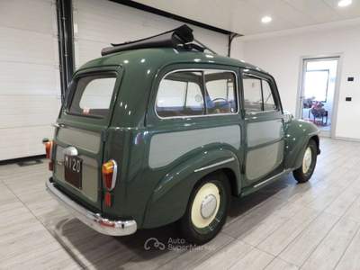 Fiat 500 C BELVEDERE GIARDINIERA FAMILIARE METALLICA (1953) Verde usata Grumello del Monte