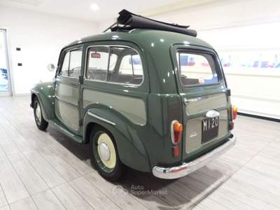 Fiat 500 C BELVEDERE GIARDINIERA FAMILIARE METALLICA (1953) Verde usata Grumello del Monte