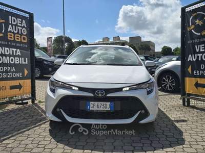 Toyota Corolla Touring Sports 1.8h Active cvt PROMO FINANZIAMENTO Bianco usata Roma