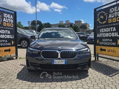 BMW Serie 5 520d 520 Touring LCI 520d Touring Business PROMOFINANZIAMEN Grigio usata Roma