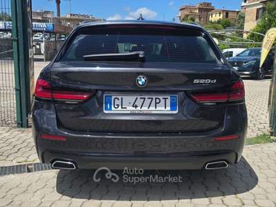 BMW Serie 5 520d 520 Touring LCI 520d Touring Business PROMOFINANZIAMEN Grigio usata Roma