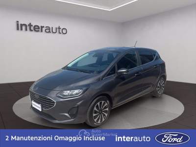 Ford Fiesta 1.0 Ecoboost Hybrid 125 CV 5 porte Titanium Grigio usata Melegnano
