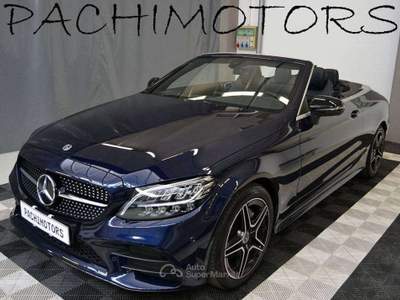 Mercedes-Benz Classe C Auto Cabrio Premium Amg Line Service M.B. Blu/Azzurro usata Monza