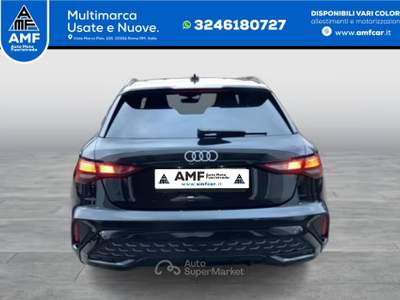 Audi A3 Sportback 35 TFSI S-tronic S line ACC+NAVI Nero usata Roma