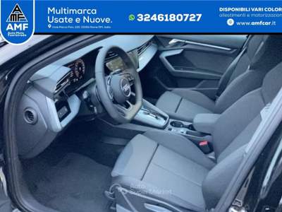 Audi A3 Sportback 35 TFSI S-tronic S line ACC+NAVI Nero usata Roma
