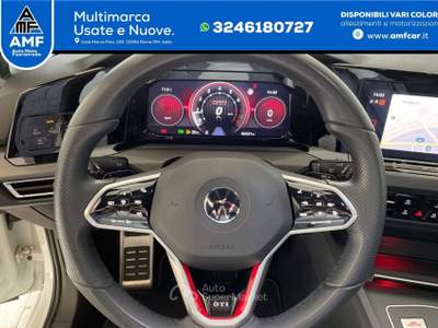 Volkswagen Golf VIII GTI 2.0 TSI DSG *DCC*IQ.Light*Navi* Bianco usata Roma