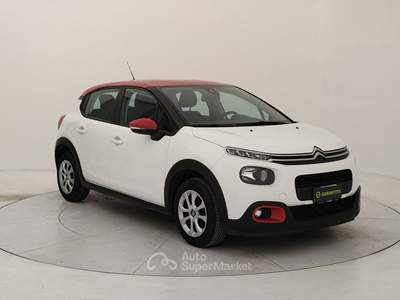 Citroen C3  - c3 1.2 puretech feel s&s 83cv neopatentati my18 Bianco usata Torino