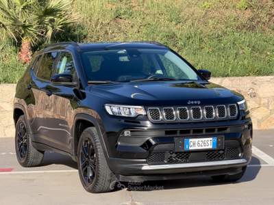 Jeep Compass 190CV 4XE LIMITED TOTAL BLACK PHEV+18''+RCAM+PELLE Nero usata Civitavecchia