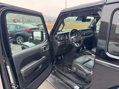 Jeep Wrangler 2.2 Mjt II 4X4 4WD Sahara 3 PORTE GANCIO TRAINO Nero usata Sant'Angelo in vado