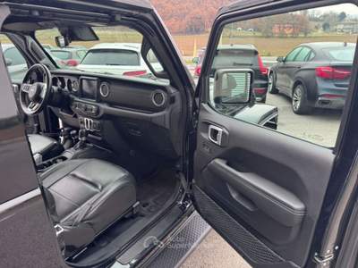 Jeep Wrangler 2.2 Mjt II 4X4 4WD Sahara 3 PORTE GANCIO TRAINO Nero usata Sant'Angelo in vado