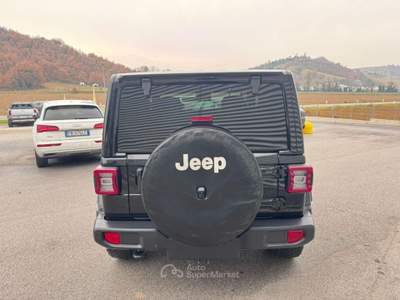 Jeep Wrangler 2.2 Mjt II 4X4 4WD Sahara 3 PORTE GANCIO TRAINO Nero usata Sant'Angelo in vado