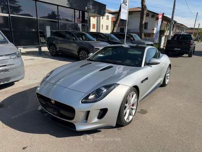 Jaguar F-Type Coupe 3.0 V6 340CV *TETTO SEDILI PERFORMANCE* Argento usata Savignano sul Rubicone