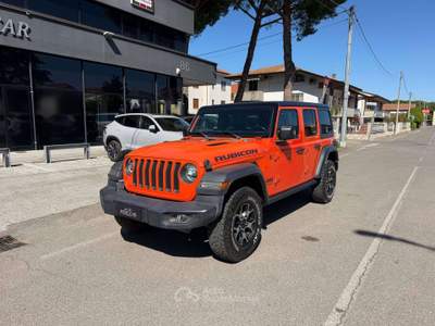 Jeep Wrangler Unlimited Rubicon 2.2 mjt II auto Arancione usata Savignano sul Rubicone