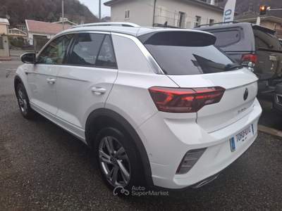 Volkswagen T-Roc 2.0 TDI SCR 150 CV DSG 4MOTION R-Line Bianco usata Varallo