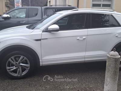 Volkswagen T-Roc 2.0 TDI SCR 150 CV DSG 4MOTION R-Line Bianco usata Varallo