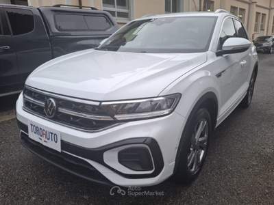 Volkswagen T-Roc 2.0 TDI SCR 150 CV DSG 4MOTION R-Line Bianco usata Varallo