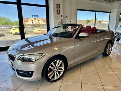 BMW Serie 2 218i i Cabrio Sport PREZZO REALE !! Grigio usata Cavernago