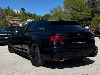 Audi RS 6 Avant RS-Dynamic 4.0 TFSI quattro tiptronic Nero usata Sant'Angelo in vado
