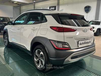 Hyundai Kona HEV 1.6 DCT XLine Bianco usata Reggio nell'Emilia