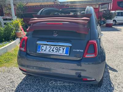 Fiat 500C FIAT 500 CABRIO 1.0 HYBRID Grigio usata Pomezia