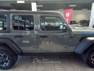 Jeep Wrangler Unlimited 2.0 PHEV ATX 4xe Rubicon Grigio usata Torino