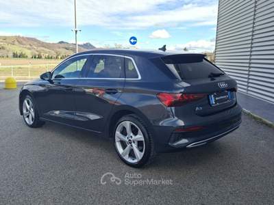 Audi A3 SPB 30TDI sportback DAYTONA MATRIX OK NEOPATENTATO Grigio usata Sant'Angelo in vado