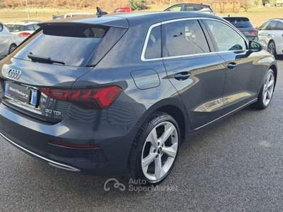 Audi A3 SPB 30TDI sportback DAYTONA MATRIX OK NEOPATENTATO Grigio usata Sant'Angelo in vado