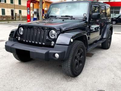 Jeep Wrangler Unlimited 2.8 CRD DPF Sahara PROMO Nero usata Sant'Angelo in vado