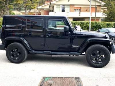 Jeep Wrangler Unlimited 2.8 CRD DPF Sahara PROMO Nero usata Sant'Angelo in vado