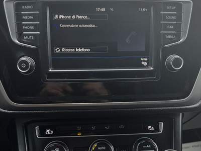 Volkswagen Touran 1.6 TDI 115 CV 7 POSTI Nero usata Sant'Angelo in vado