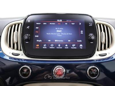 Fiat 500C 1.2 DUALOGIC AUTOMATICA LOUNGE NEOPATENTATI Blu/Azzurro usata Brescia