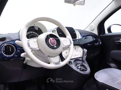 Fiat 500C 1.2 DUALOGIC AUTOMATICA LOUNGE NEOPATENTATI Blu/Azzurro usata Brescia