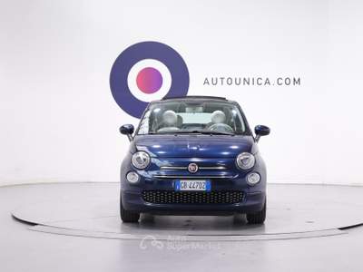 Fiat 500C 1.2 DUALOGIC AUTOMATICA LOUNGE NEOPATENTATI Blu/Azzurro usata Brescia