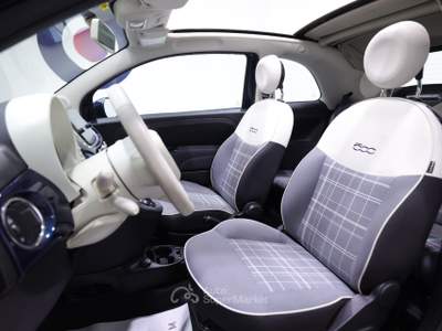 Fiat 500C 1.2 DUALOGIC AUTOMATICA LOUNGE NEOPATENTATI Blu/Azzurro usata Brescia