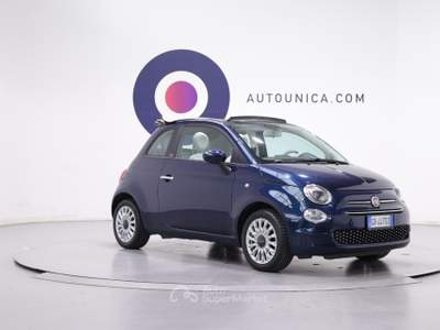 Fiat 500C 1.2 DUALOGIC AUTOMATICA LOUNGE NEOPATENTATI Blu/Azzurro usata Brescia