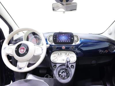 Fiat 500C 1.2 DUALOGIC AUTOMATICA LOUNGE NEOPATENTATI Blu/Azzurro usata Brescia