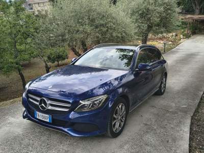Mercedes-Benz Classe C Mercedes Classe C180 SW Blu/Azzurro usata Sassari