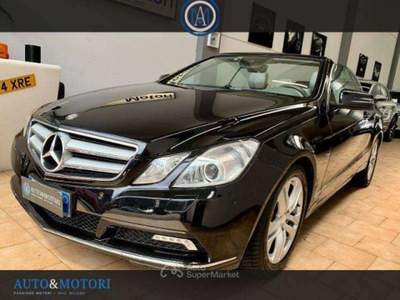 Mercedes-Benz Classe E Classe E220 CDi Cabrio aut Avantgarde Nero usata Rho