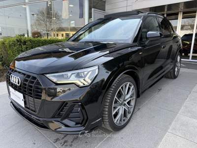 Audi Q3 45 2.0 TFSI S line edition quattro S-Tronic *TETTO, 20", B&O, MATRIX, PROMO AZZURRA* Nero usata Suzzara