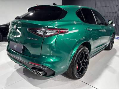 Alfa Romeo Stelvio 2.9 V6 Quadrifoglio Q4 520cv auto Verde usata Luzzara