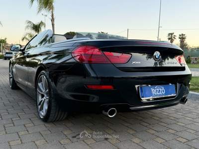 BMW Serie 6 640d 640d xDrive Cabrio Pelle Full Led Auto Nero usata Mesagne