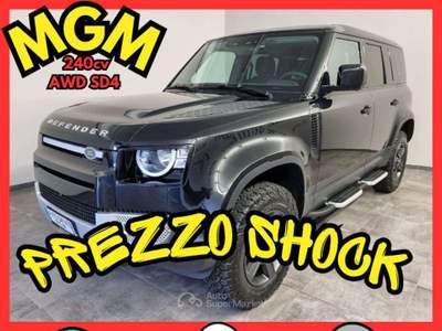 Land Rover Defender 110 2.0 SD4 240CV AWD Auto Nero usata Erba