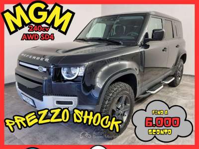 Land Rover Defender 110 2.0 SD4 240CV AWD Auto Nero usata Erba