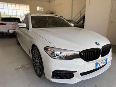 BMW Serie 5 520d 520 520d Touring xdrive Msport Navi+Led+Pelle+Top Bianco usata Rezzato