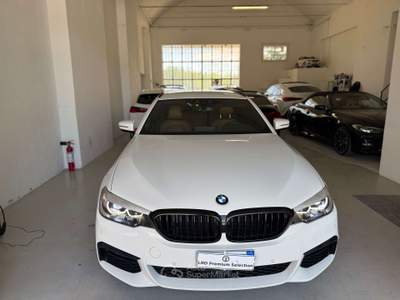 BMW Serie 5 520d 520 520d Touring xdrive Msport Navi+Led+Pelle+Top Bianco usata Rezzato