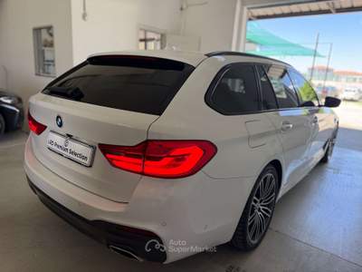 BMW Serie 5 520d 520 520d Touring xdrive Msport Navi+Led+Pelle+Top Bianco usata Rezzato
