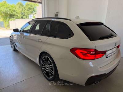 BMW Serie 5 520d 520 520d Touring xdrive Msport Navi+Led+Pelle+Top Bianco usata Rezzato