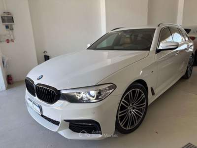 BMW Serie 5 520d 520 520d Touring xdrive Msport Navi+Led+Pelle+Top Bianco usata Rezzato